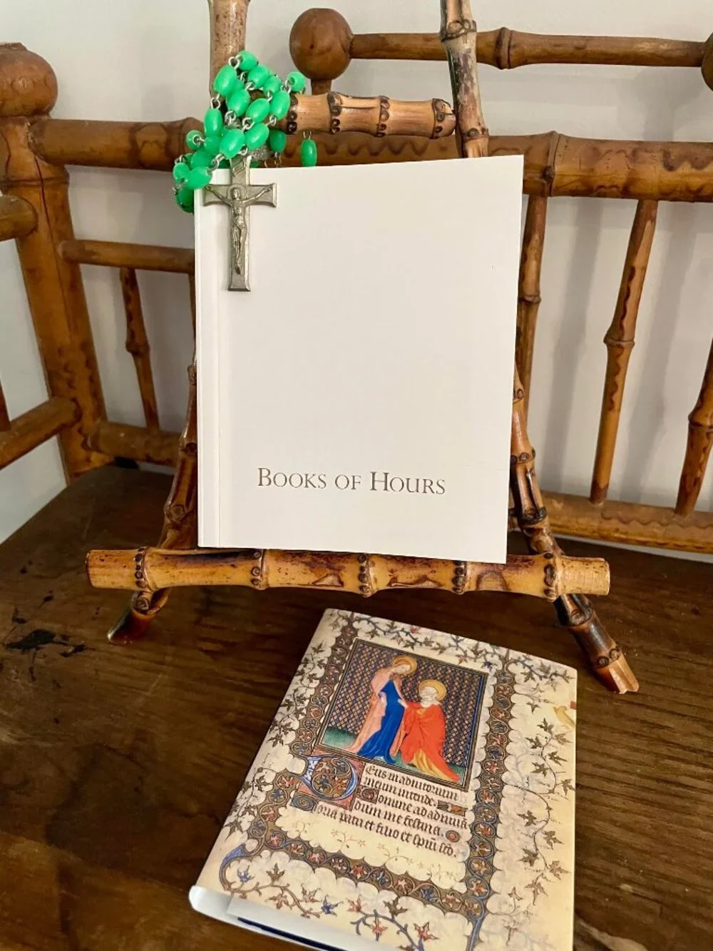 Vintage Catholic Devotional Collection: Print, Book of Hours & Rosary